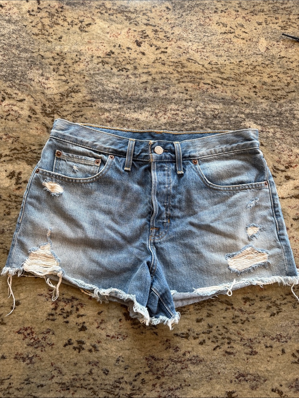 Frye Distressed Cut-off Denim Women’s Shorts